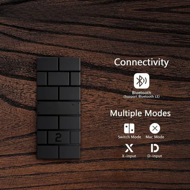 Alt view image 3 of 4 - USB Wireless Controller Adapter 2 Converter Dongle for Switch 2/Switch/Switch OLED,Steam Deck,Windowsi,macOS,PS5/PS4/PS3 Controller,Xbox Series X/S,Xbox One Bluetooth Controller OTG Cable