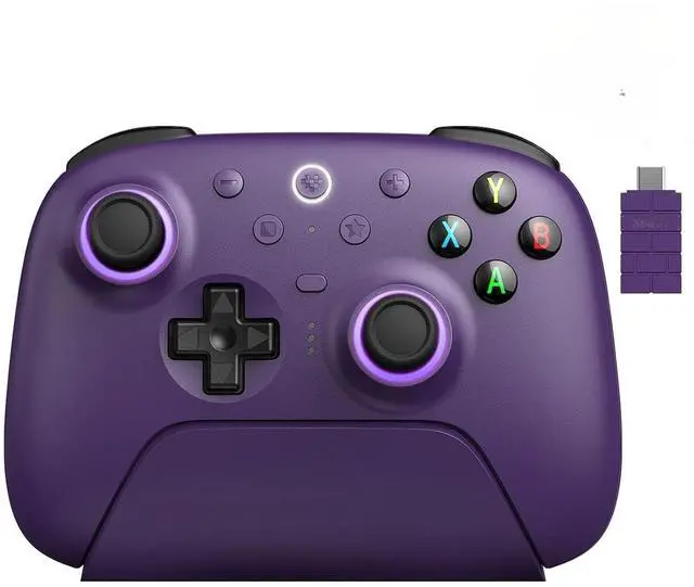 Main image of FOR-Ultimate 2 Wireless Controller for Windows, Android, Steam Deck, TMR joysticks, 1000Hz Polling Rate, Tactile/Hall Triggers, Motion Control, Programmable Back Paddle Buttons&L4/R4 Bumpers,Purple