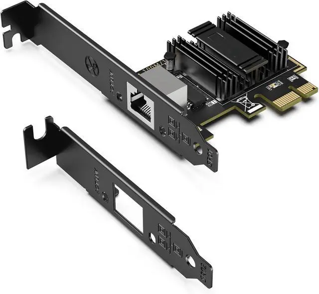 Main image of 5Gb PCIe Network Card, 5G Base-T PCI Express Ethernet Adapter with RTL8126, Support WOL, 5G/2.5G/1G/100Mbps NIC Card RJ45 Port for PC Windows/Linux OS