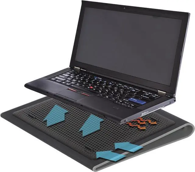 Main image of 17 Inch Dual Fan Lap Chill Mat - Soft Neoprene Laptop Cooling Pad for Heat Protection, Fits Most 17" Laptops and Smaller - USB-A Connected Dual Fans for Heat Dispersion (AWE55US)