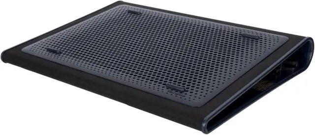 Alt view image 2 of 5 - 17 Inch Dual Fan Lap Chill Mat - Soft Neoprene Laptop Cooling Pad for Heat Protection, Fits Most 17" Laptops and Smaller - USB-A Connected Dual Fans for Heat Dispersion (AWE55US)