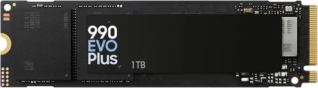 Main image of 990 EVO Plus SSD 1TB, PCIe Gen 4x4, Gen 5x2 M.2 2280, Speeds Up-to 7,250 MB/s, Upgrade Storage for PC/Laptops, HMB Technology and Intelligent Turbowrite 2.0, (MZ-V9S1T0B/AM)