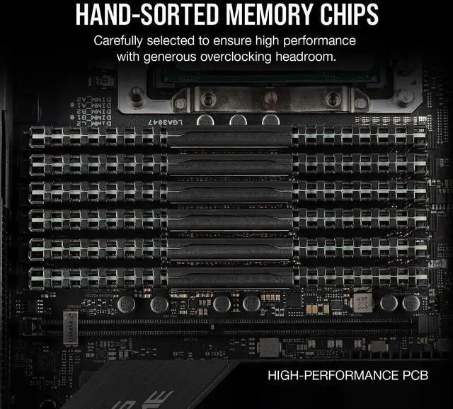 Alt view image 3 of 5 - VENGEANCE LPX DDR4 RAM 32GB (2x16GB) 3200MHz CL16-20-20-38 1.35V Intel AMD Desktop Computer Memory - Black (CMK32GX4M2E3200C16)