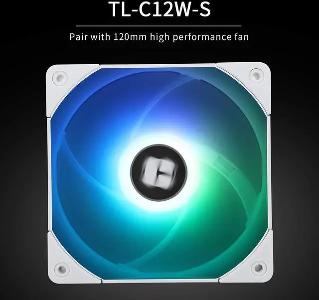 Alt view image 5 of 6 - FOR Peerless Assassin 120 White ARGB CPU Air Cooler,6 Heat Pipes,TL-C12W-S PWM Fan,Aluminium Heatsink Cover, AGHP Technology,for AMD AM4/AM5/Intel LGA 1700/115X/1200/2011/1851