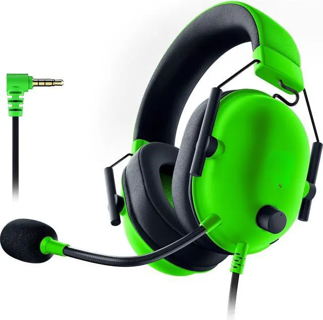 Main image of FOR-BlackShark V2 X Gaming Headset: 7.1 Surround Sound - 50mm Drivers - Memory Foam Cushion - for PC, PS4, PS5, Switch - 3.5mm Audio Jack - Green