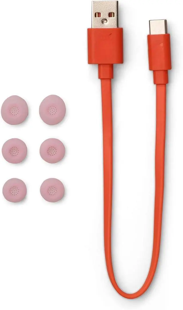 Alt view image 4 of 4 - FOR-Vibe Beam 2 - True Wireless Noise Cancelling Earbuds Pure Bass Sound & Smart Ambient Technology, 4mics for Crisp, Clear Calls, up to 40Hrs of Playback, IP54 Dust & Water Resistant (Pink)