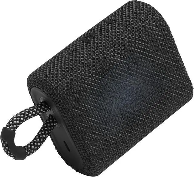 Alt view image 3 of 5 - Go 3 - Portable Mini Bluetooth Speaker, big audio and punchy bass, IP67 waterproof and dustproof, 5 hours of playtime, speaker for home, outdoor and travel (Black)