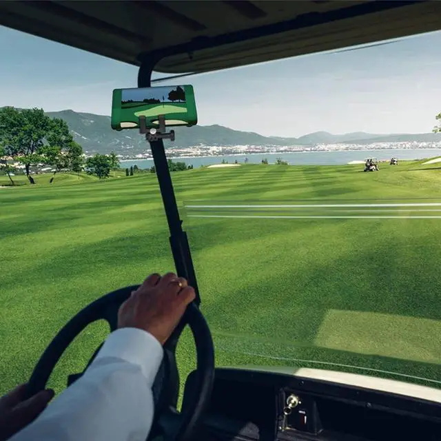 Alt view image 4 of 4 - Bluetooth Speaker Mount - Holds Angle 3 Golf and H2O Special Edition Speakers - for Golf Cart, Boat, Kayak, Bike, and More (Black)