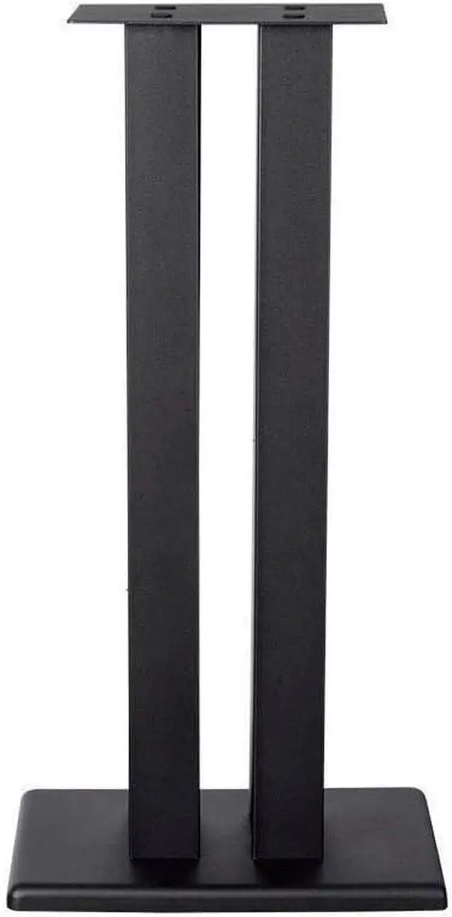 Alt view image 2 of 4 - FOR-24 Inch Speaker Stand (Each) - Supports 75 lbs, Adjustable Spikes, Compatible With Bose, Polk, Sony, Yamaha, Pioneer and others, Black