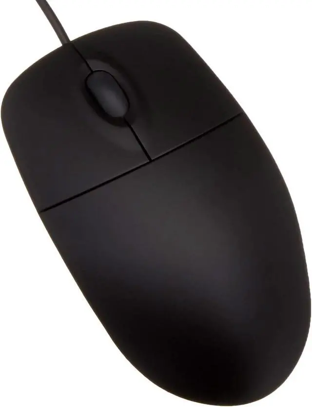 Alt view image 2 of 6 - Wired Keyboard and Mouse Bundle, Full-Sized, QWERTY Layout, Black