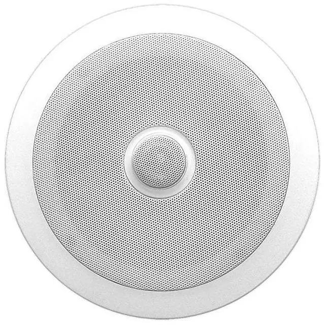 Alt view image 2 of 6 - for6.5'' In-Wall/In-Ceiling Midbass Speakers (Pair) - 2-Way Woofer Speaker System Directable 1 Titanium Dome Tweeter Flush Mount Design w/ 65Hz - 22kHz Frequency Response 250 Watts Peak -  PDIC60