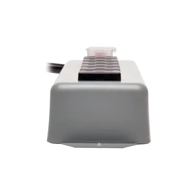 Alt view image 7 of 7 - FOR-6 Outlet Waber Industrial Power Strip 6ft Cord with 515P Plug 6SP blue