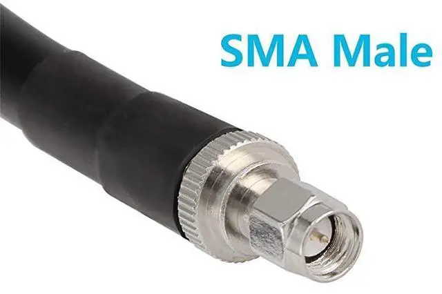 Alt view image 2 of 7 - FOR 50 ft Low-Loss Coaxial Extension Cable (50 Ohm) SMA Male to SMA Female Connector, Pure Copper Coax Cables - Antenna Lead Extender for 3G/4G/5G/LTE/ADS-B/Ham/GPS/WiFi/RF Radio Use (Not for TV)