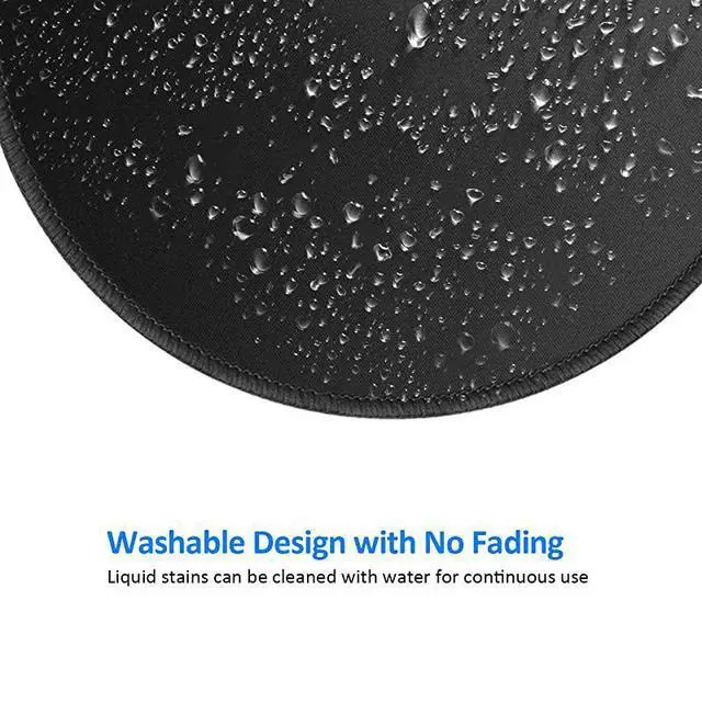 Alt view image 5 of 7 - FOR 4 Pack Computer Mouse Pad with NonSlip Rubber Base PremiumTextured Mousepads Bulk with Stitched Edges Mouse Pads Pack for Computers Laptop PC Office Home 79x79 inches 3mm Black