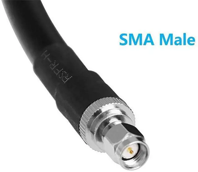 Alt view image 2 of 7 - FOR75 ft LowLoss Coaxial Extension Cable 50 Ohm SMA Male to N Male Connector  Pure Copper Coax Cables for 3G4G5GLTEADSBHamGPSWiFiRF Radio to Antenna or Surge Arrester Use Not for TV