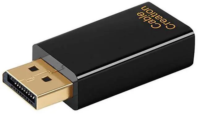 Alt view image 2 of 6 - FOR DP to HDMI Adapter 3Pack 1080P Gold Plated Displayport to HDMI Converter Male to Female 13V Black