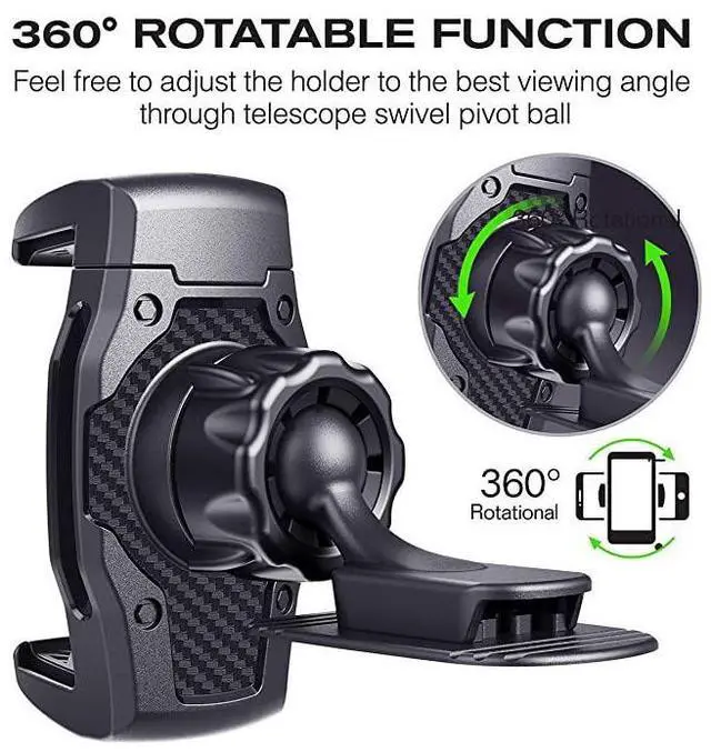 Alt view image 2 of 7 - FOR Car Phone Holder Phone Car Mount with Stick On Base Cell Phone Car Mount Sticky Adhesive Mount Holder for 4 inches to 65 inches Smartphones