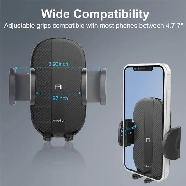 Alt view image 2 of 7 - FOR Car Phone Holder Mount Sturdy Car Phone Mount with 8.26-Inch Gooseneck Long Arm Industrial-Strength Strong Suction Cup Car Mount Universal Dashboard Windshield Phone Holder Car for CellPhone