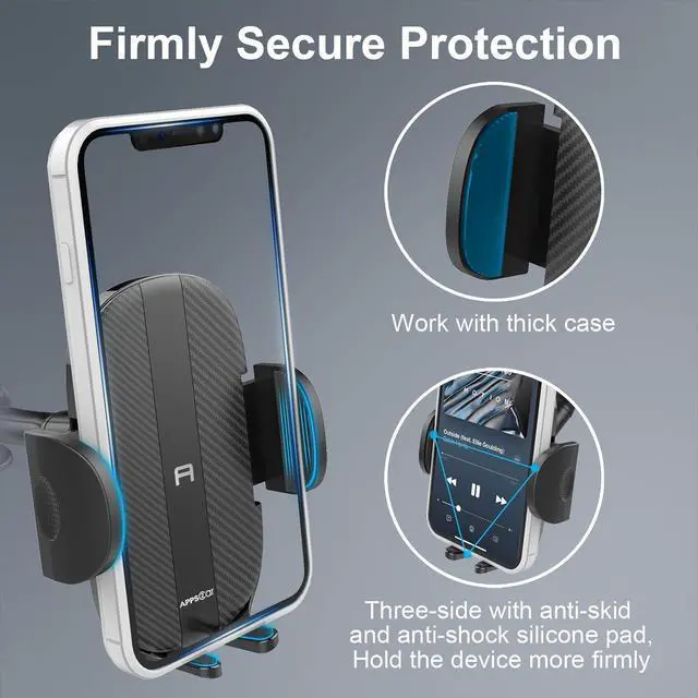 Alt view image 3 of 7 - FOR Car Phone Holder Mount Sturdy Car Phone Mount with 8.26-Inch Gooseneck Long Arm Industrial-Strength Strong Suction Cup Car Mount Universal Dashboard Windshield Phone Holder Car for CellPhone