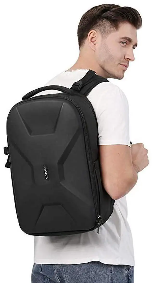 Alt view image 6 of 7 - FOR-Camera BackpackDSLRSLRMirrorless Photography Camera Bag 1516 Inch Waterproof Hardshell Case with Tripod HolderLaptop Compartment Compatible with CanonNikonSonyDJI Mavic Drone Black