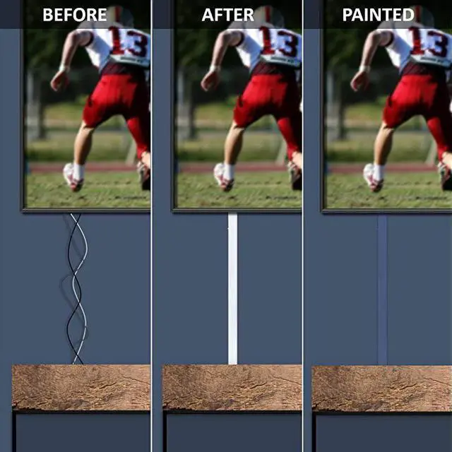 Alt view image 4 of 7 - FOR-Cable Management Kit, CordMate II, Cord Organizer and Hider, Cord Cover, Concealer, and Protector for Wall, White, Medium Capacity, 16318, 144 Inches