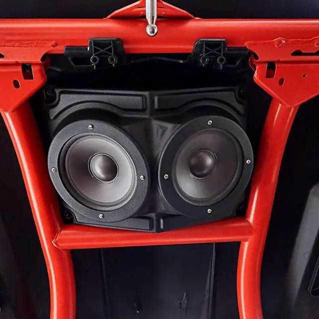 Alt view image 2 of 7 - FOR-FOR Enclosure KEMIMOTO Universal 65quot Overhead Speaker Pod Enclosure Compatible with Polaris RZR Cart