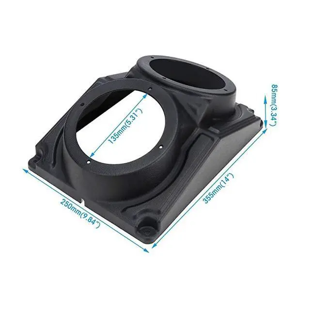 Alt view image 3 of 7 - FOR-FOR Enclosure KEMIMOTO Universal 65quot Overhead Speaker Pod Enclosure Compatible with Polaris RZR Cart