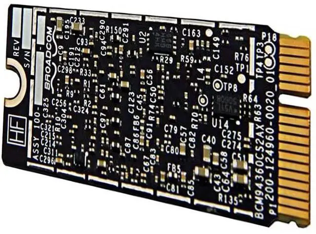 Alt view image 2 of 2 - FOR BCM94360CS2 WiFi Bluetooth Airport Wireless Card Replacement for MacBook Air 11 A1465 (2013 2014 2015) 13 A1466 (2013 2014 2015 2017) (661-7465 661-7481 653-0023)