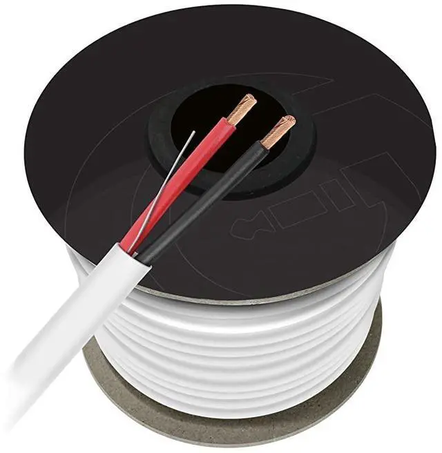 Main image of FOR-12 AWG CL2 OFC in Wall Speaker Wire  Pro Series 12 AWG Gauge 100 Feet 3048 MetersWhite OFC Oxygen Free Copper UL CL2 Rated inWall Speaker Wire Cable for Home Theater and Car Audio