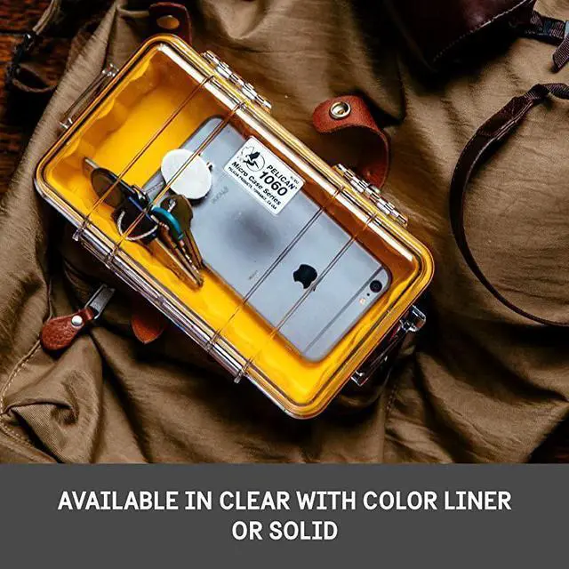 Alt view image 6 of 7 - FOR1060 Micro Case for iPhone Cell Phone GoPro Camera and More BlueClear