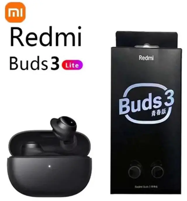 Alt view image 5 of 6 - Xiaomi Redmi Buds 3 Lite Wireless Bluetooth Headphones 5.2 Bluetooth Headphones Sports Headphones in-Ear Headphones black