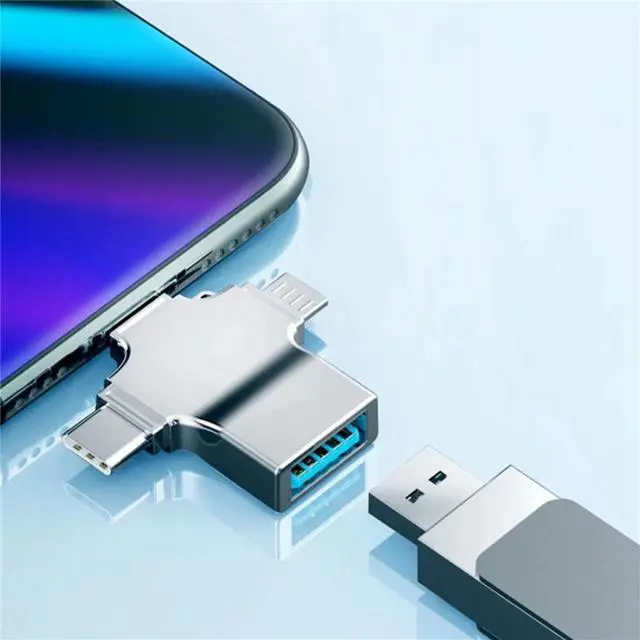 Alt view image 2 of 2 - SD Card Reader Micro Card Adapter 4 in 1 USB 3.0 SD to USB Card Reader USB