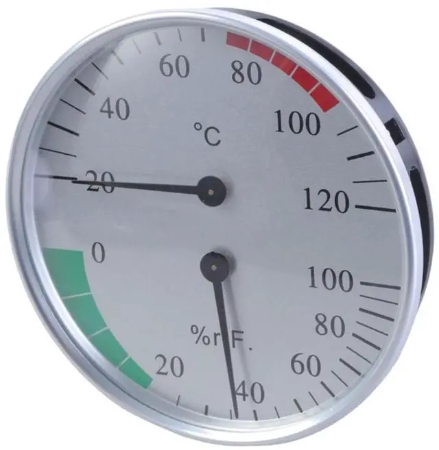 Main image of C6UC Sauna steam room thermometer humidity meter precision measuring instrument