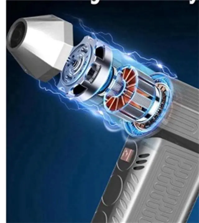 Main image of Electric Compressed Air Duster for Computers and Keyboards, 130000RPM Handheld Car Vacuum Cleaner, Cordless, Suitable for Home and Outdoors