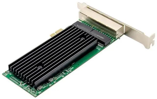 Main image of PCI-E 4 port RJ45 Server 1X PCIe X1 82576 chip 10/100/1000 Quad Port Server Gigabit Network Card