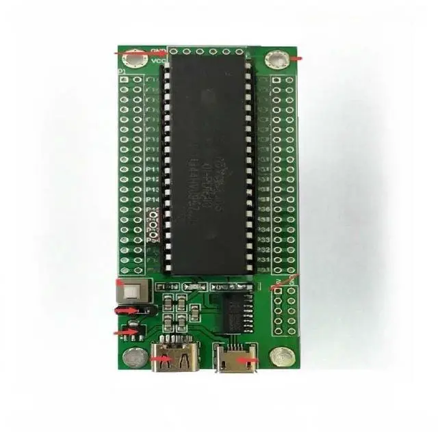 Main image of STC15 series core board 15F2K61S2 15W4K61S4 minimum system simulation development board