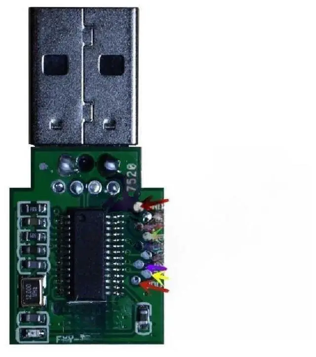 Main image of 2pcs EMMC programmer AU6438 card reader mobile phone font SP repair data recovery slide unlock