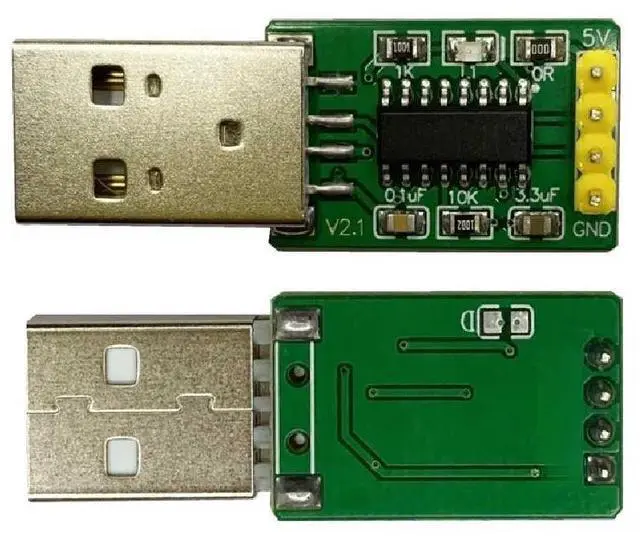 Main image of KM3 analog keyboard and mouse hardware serial port TTL HID to USB keyboard and mouse box game module