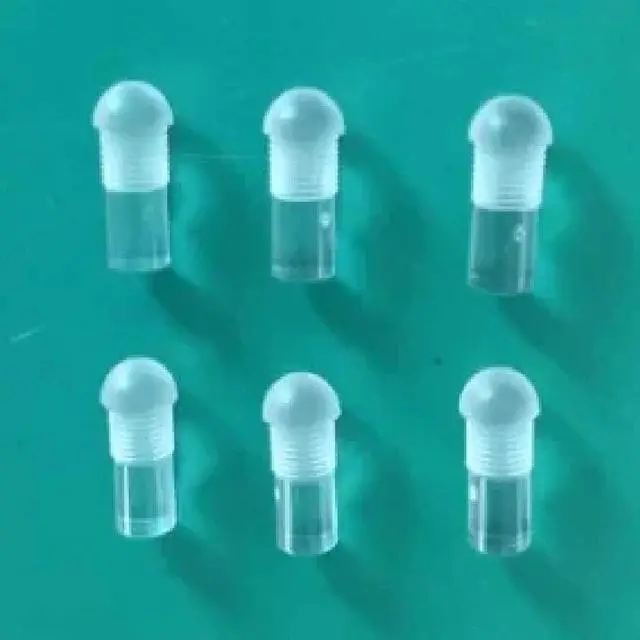 Main image of 100pcs Transparent Color Waterproof Light Tubes for 4mm LED Diodes LED Light Tube Lamp Cover Replacement LLP-2011