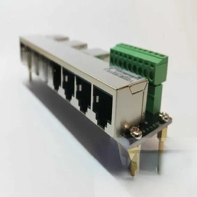Main image of RS485 Industrial Controller Bus Serial Distribution Hub Connector RJ45 Intercommunication Network Port