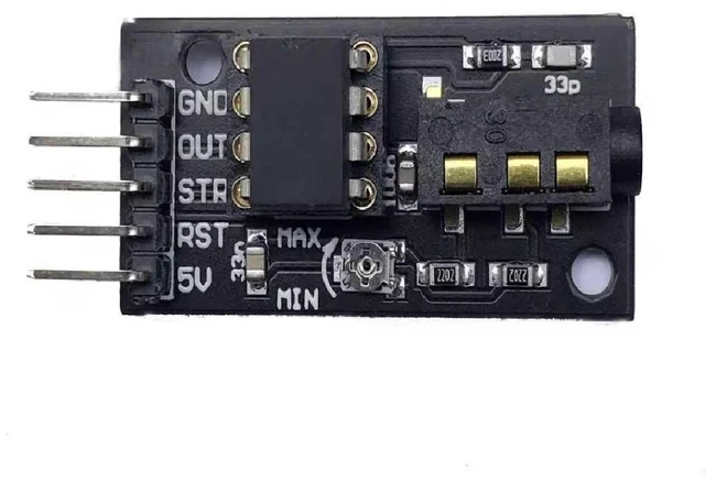 Main image of MSGEQ7 audio processing graphic equalization filter signal analysis module