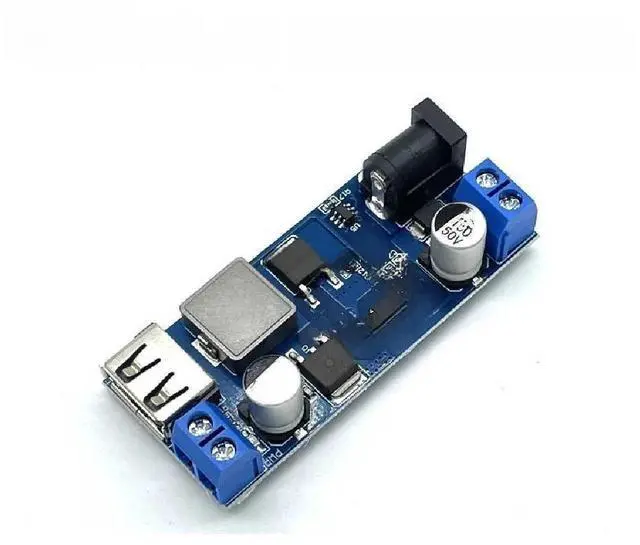 Main image of 5A DC-DC step-down regulated power supply module 24V/12V to 5V power converter module LM2596S