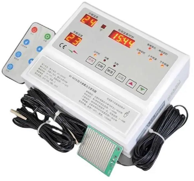Main image of HS-667 AC 220V greenhouse automatic blower temperature controller switch