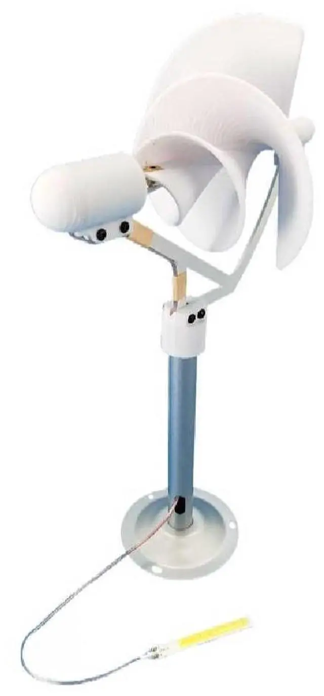 Main image of Miniature spiral wind turbine model breeze start science experiment power generation lighting