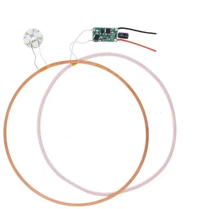 Main image of 1 meter long distance 5V suspension bulb wireless charger LED lantern light magnetic induction charging coil