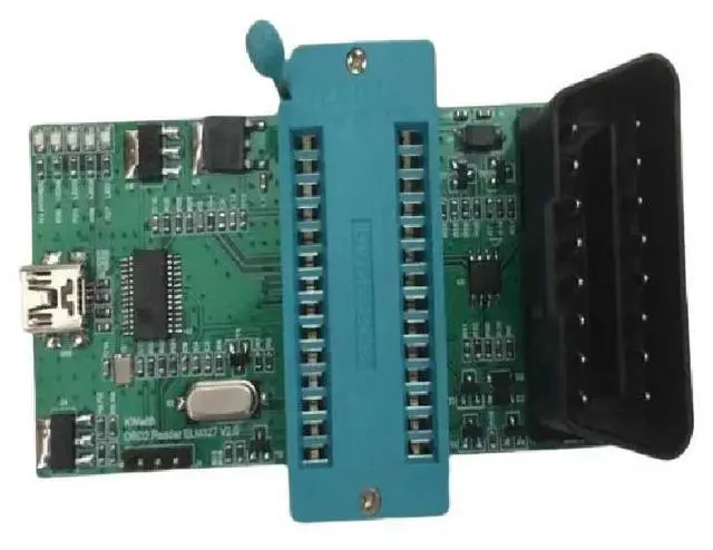 Main image of ELM327/PIC18F25K80-I/SS chip test fixture