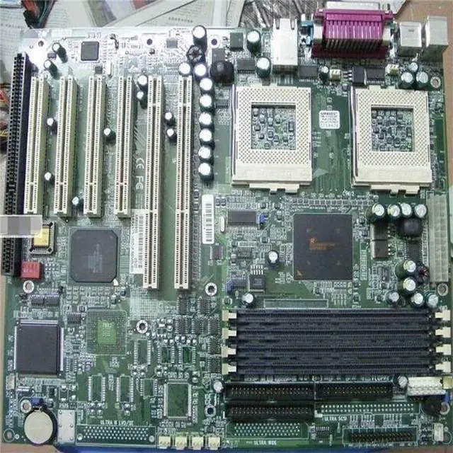 Main image of P3TDLE embedded industrial computer motherboard ATX industrial motherboard 4*PCI 2*COM 1*ISA dual CPU slot 370