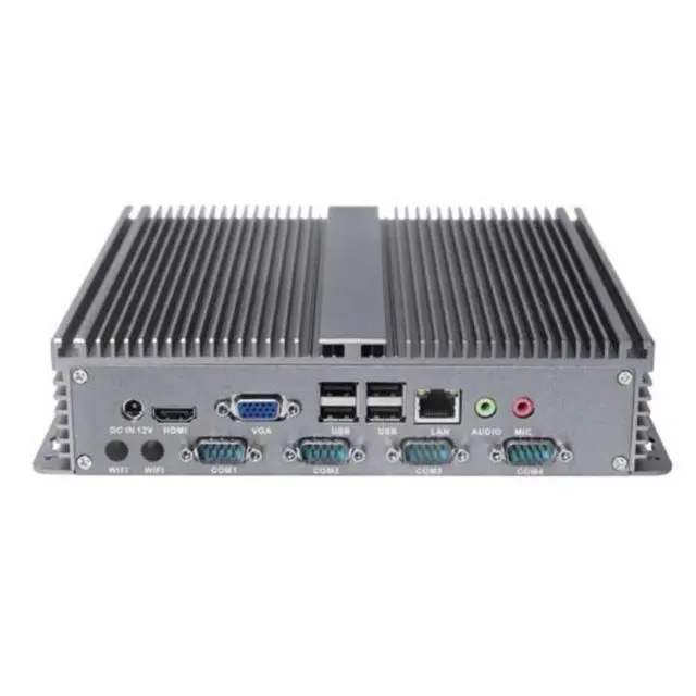 Main image of J1900 Embedded Computer IPC Fanless Mini Industrial Box Computer for CPU 6 * COM