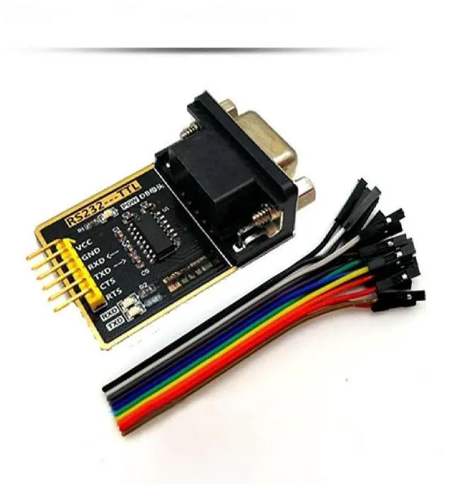 Main image of Female flash board SP3232 upgrade small board STC microcontroller RS232 serial port to TTL module