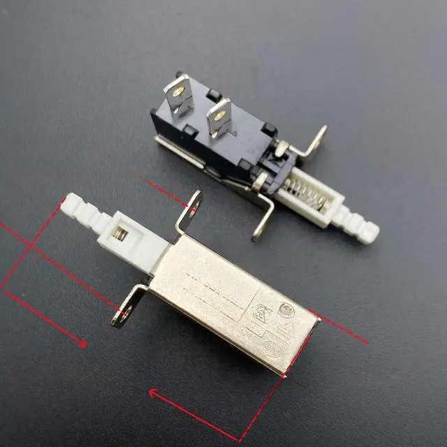 Main image of TV-5 lock switch button 8A straight key self-locking adjustable power button